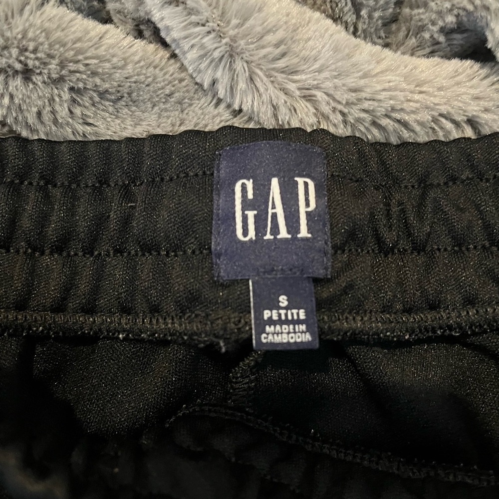 Gap Black Track Pants with White Stripes Size Small P - Picture 10 of 14